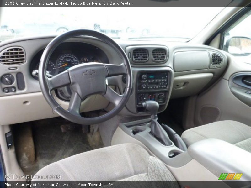 Indigo Blue Metallic / Dark Pewter 2002 Chevrolet TrailBlazer LS 4x4