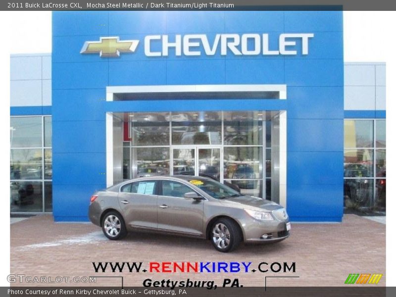 Mocha Steel Metallic / Dark Titanium/Light Titanium 2011 Buick LaCrosse CXL