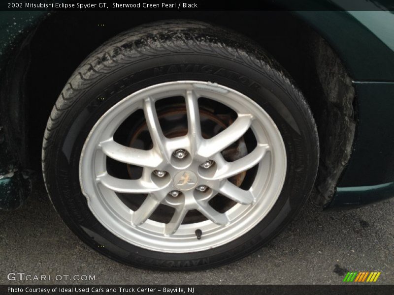Sherwood Green Pearl / Black 2002 Mitsubishi Eclipse Spyder GT