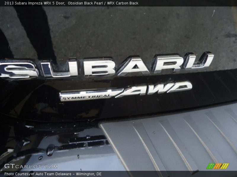  2013 Impreza WRX 5 Door Logo