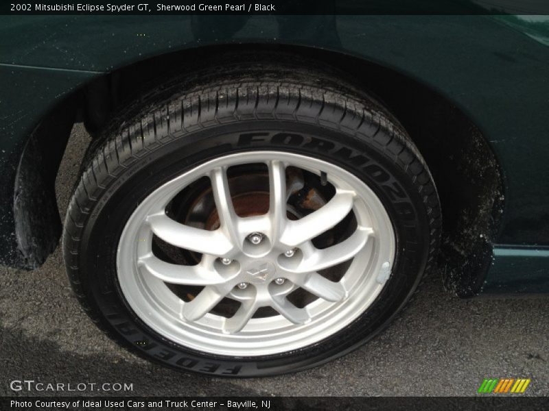 Sherwood Green Pearl / Black 2002 Mitsubishi Eclipse Spyder GT