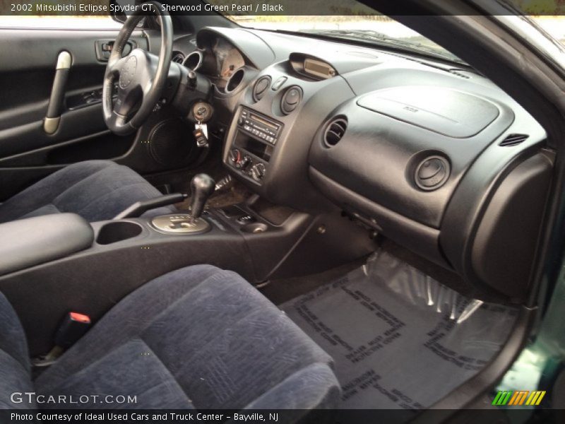 Sherwood Green Pearl / Black 2002 Mitsubishi Eclipse Spyder GT