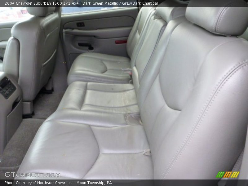 Dark Green Metallic / Gray/Dark Charcoal 2004 Chevrolet Suburban 1500 Z71 4x4