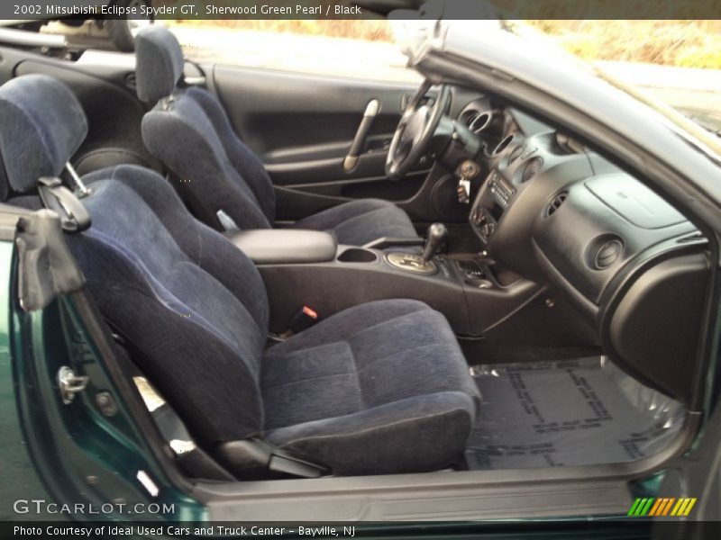 Sherwood Green Pearl / Black 2002 Mitsubishi Eclipse Spyder GT