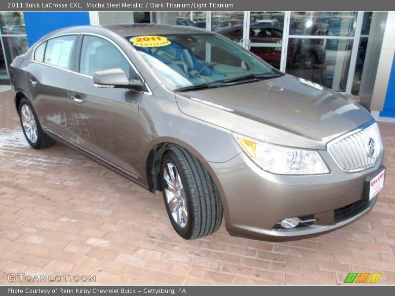 Mocha Steel Metallic / Dark Titanium/Light Titanium 2011 Buick LaCrosse CXL