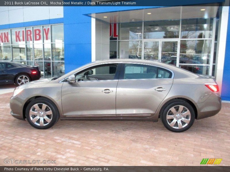Mocha Steel Metallic / Dark Titanium/Light Titanium 2011 Buick LaCrosse CXL