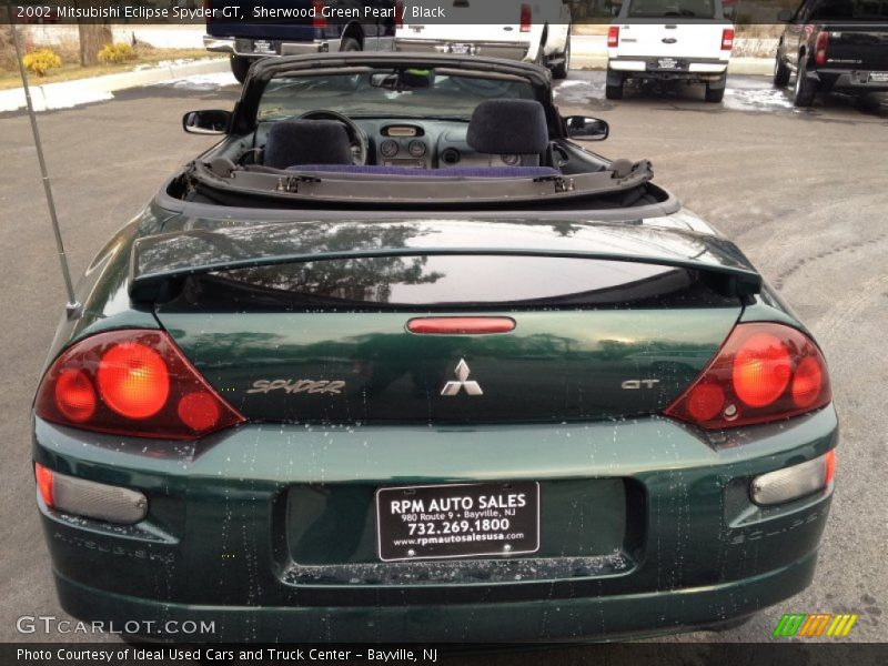 Sherwood Green Pearl / Black 2002 Mitsubishi Eclipse Spyder GT