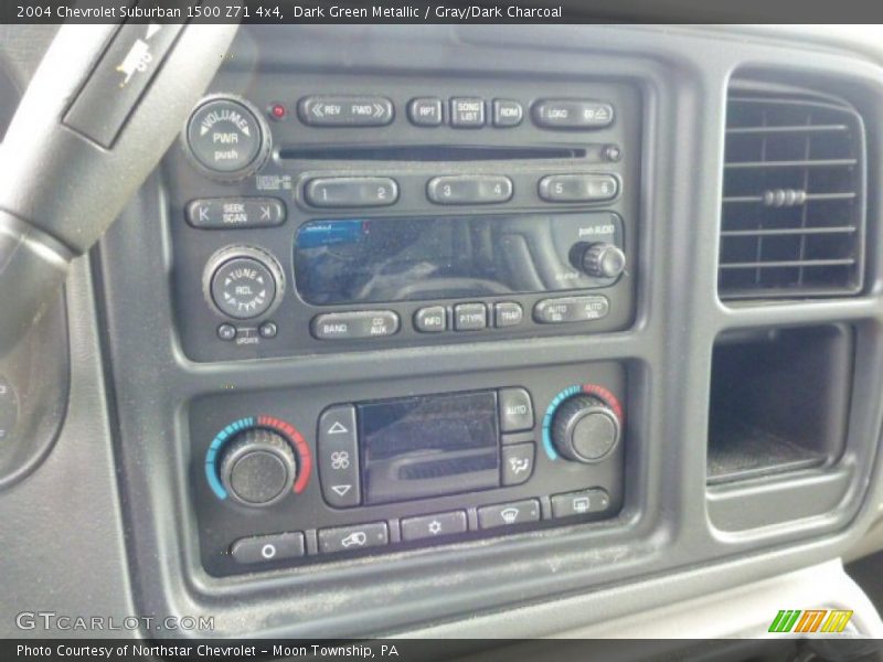Dark Green Metallic / Gray/Dark Charcoal 2004 Chevrolet Suburban 1500 Z71 4x4