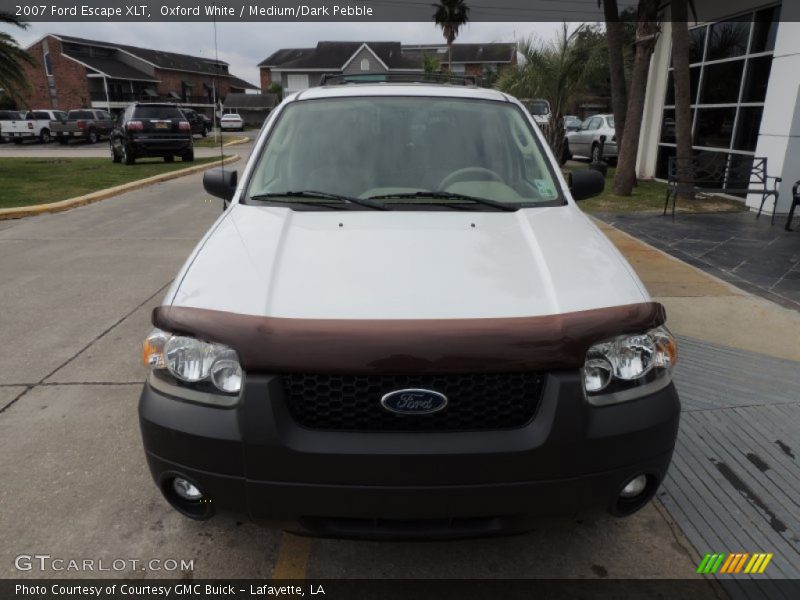 Oxford White / Medium/Dark Pebble 2007 Ford Escape XLT