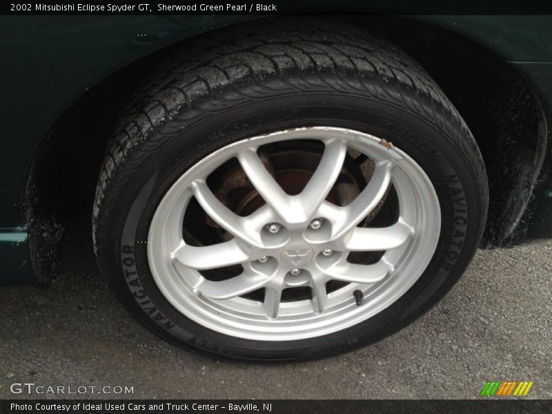 Sherwood Green Pearl / Black 2002 Mitsubishi Eclipse Spyder GT