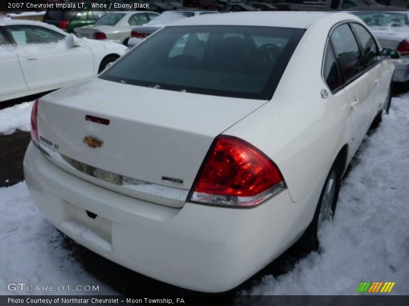 White / Ebony Black 2007 Chevrolet Impala LT