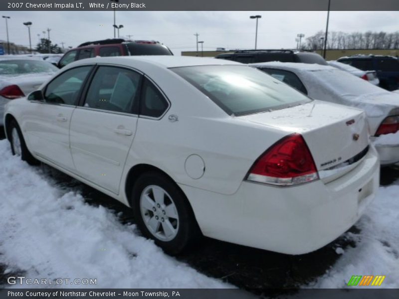 White / Ebony Black 2007 Chevrolet Impala LT
