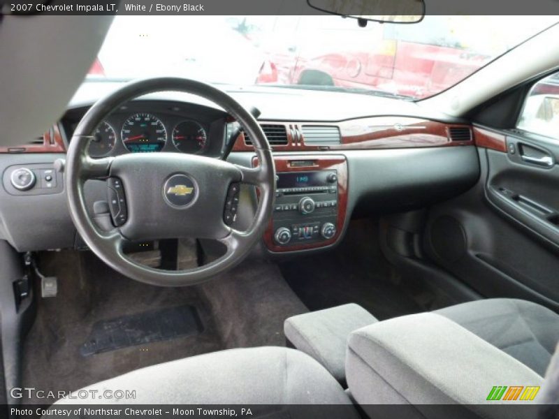White / Ebony Black 2007 Chevrolet Impala LT