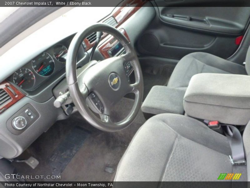 White / Ebony Black 2007 Chevrolet Impala LT
