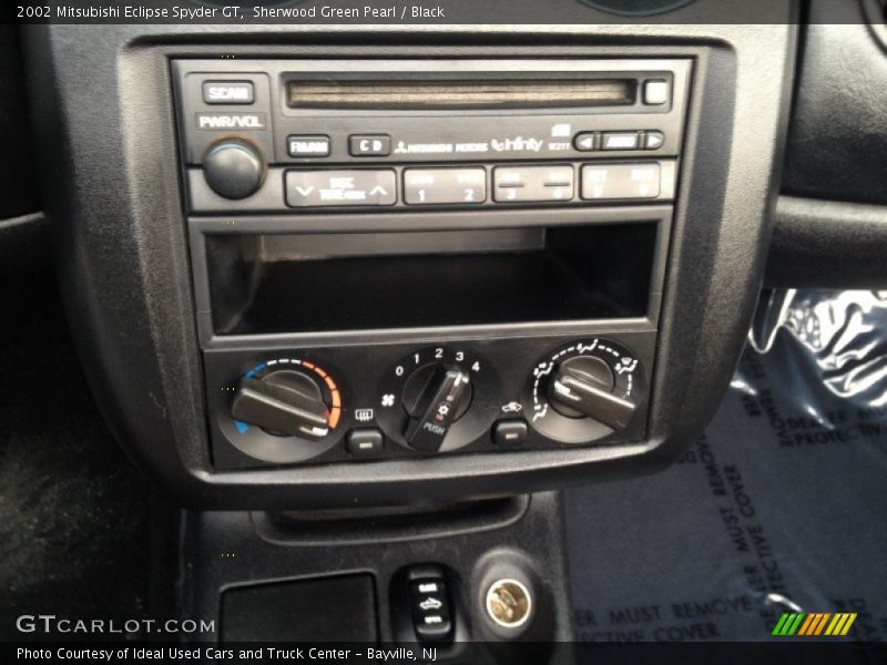 Sherwood Green Pearl / Black 2002 Mitsubishi Eclipse Spyder GT