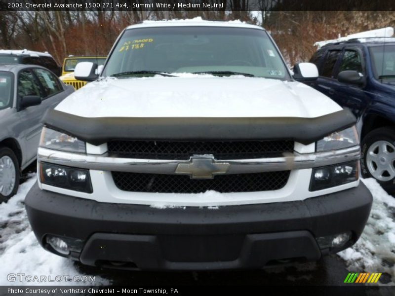 Summit White / Medium Neutral 2003 Chevrolet Avalanche 1500 Z71 4x4