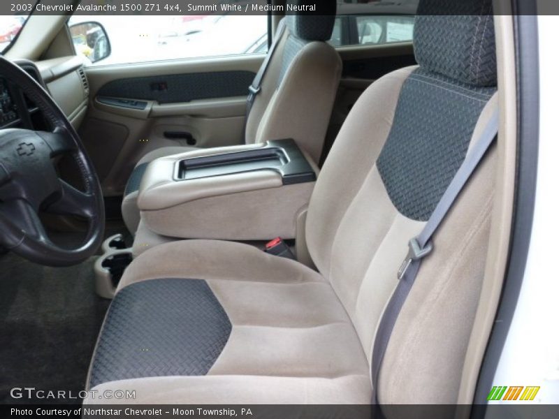 Summit White / Medium Neutral 2003 Chevrolet Avalanche 1500 Z71 4x4