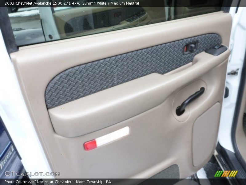 Summit White / Medium Neutral 2003 Chevrolet Avalanche 1500 Z71 4x4