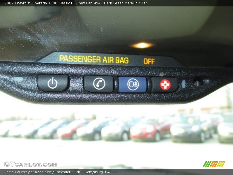 Dark Green Metallic / Tan 2007 Chevrolet Silverado 1500 Classic LT Crew Cab 4x4