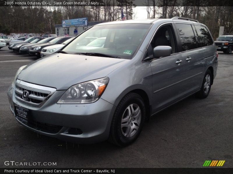 Slate Green Metallic / Ivory 2006 Honda Odyssey EX-L