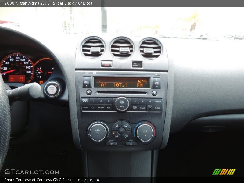 Super Black / Charcoal 2008 Nissan Altima 2.5 S
