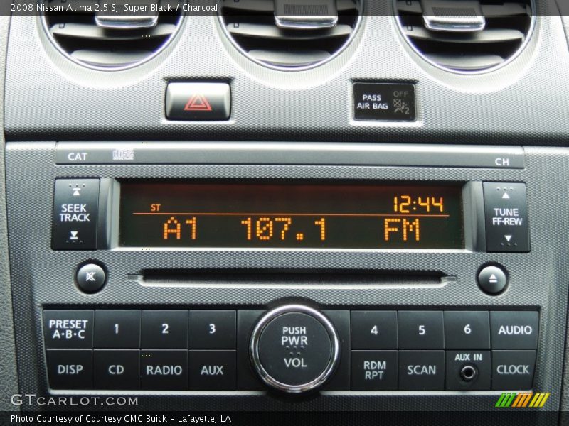 Super Black / Charcoal 2008 Nissan Altima 2.5 S