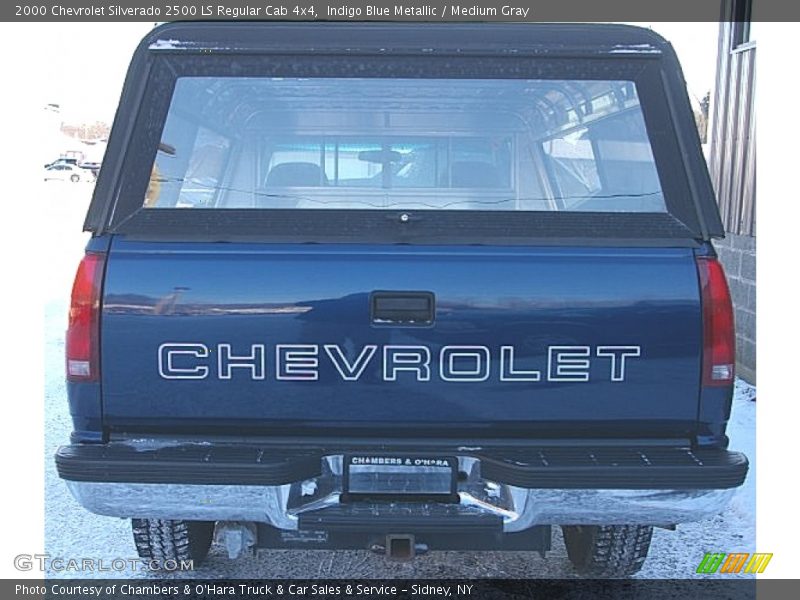 Indigo Blue Metallic / Medium Gray 2000 Chevrolet Silverado 2500 LS Regular Cab 4x4