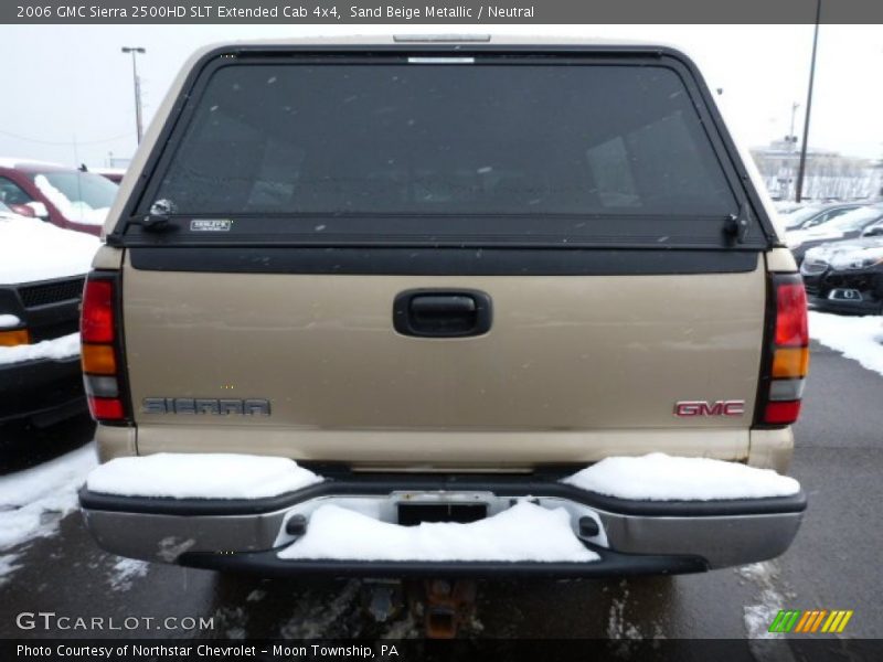 Sand Beige Metallic / Neutral 2006 GMC Sierra 2500HD SLT Extended Cab 4x4