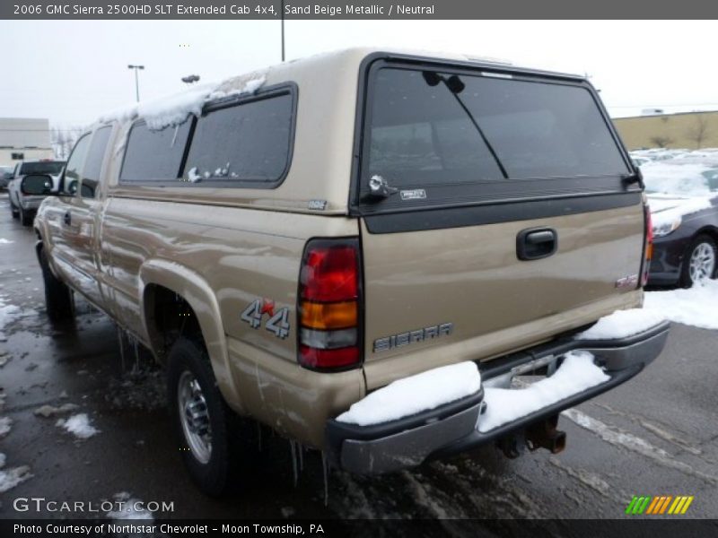 Sand Beige Metallic / Neutral 2006 GMC Sierra 2500HD SLT Extended Cab 4x4