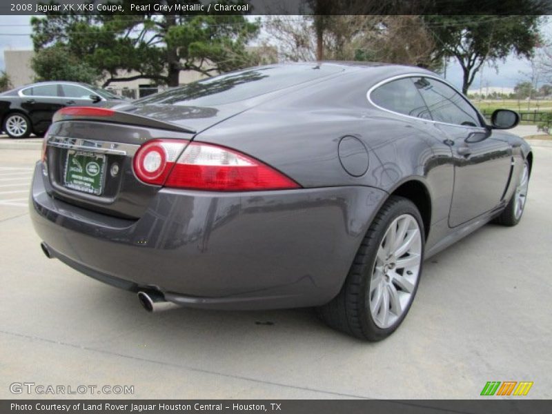 Pearl Grey Metallic / Charcoal 2008 Jaguar XK XK8 Coupe