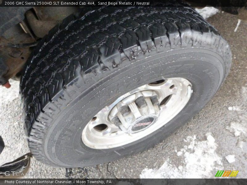 Sand Beige Metallic / Neutral 2006 GMC Sierra 2500HD SLT Extended Cab 4x4