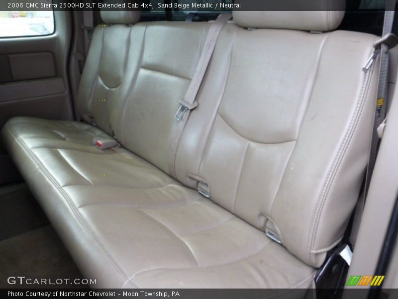 Sand Beige Metallic / Neutral 2006 GMC Sierra 2500HD SLT Extended Cab 4x4