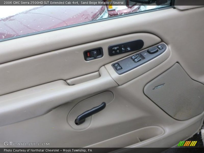 Sand Beige Metallic / Neutral 2006 GMC Sierra 2500HD SLT Extended Cab 4x4