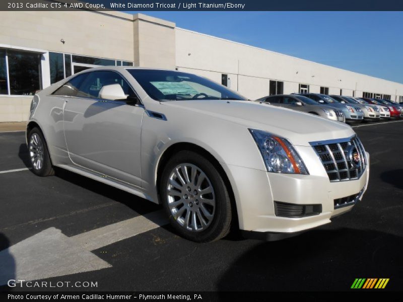 Front 3/4 View of 2013 CTS 4 AWD Coupe