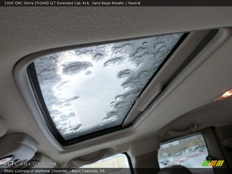 Sand Beige Metallic / Neutral 2006 GMC Sierra 2500HD SLT Extended Cab 4x4