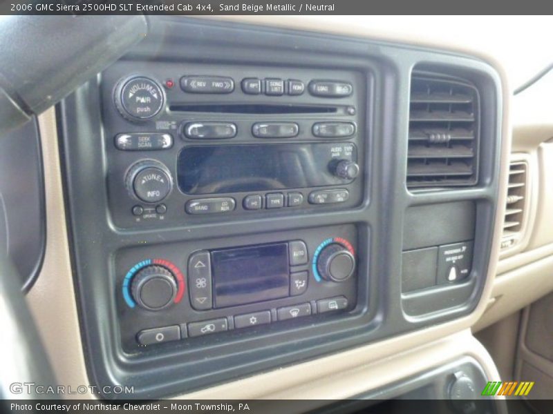 Sand Beige Metallic / Neutral 2006 GMC Sierra 2500HD SLT Extended Cab 4x4