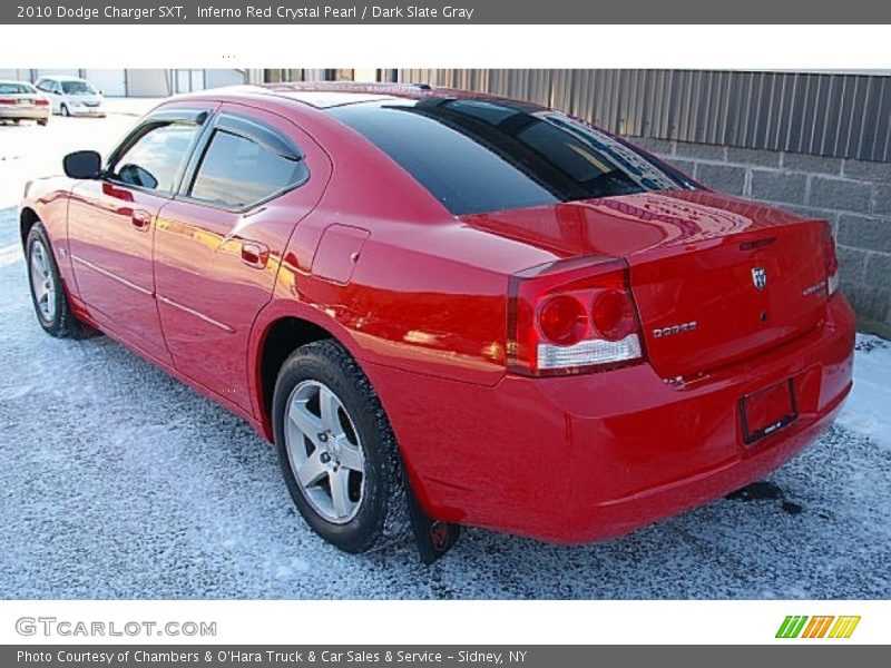 Inferno Red Crystal Pearl / Dark Slate Gray 2010 Dodge Charger SXT