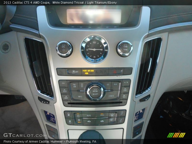 White Diamond Tricoat / Light Titanium/Ebony 2013 Cadillac CTS 4 AWD Coupe