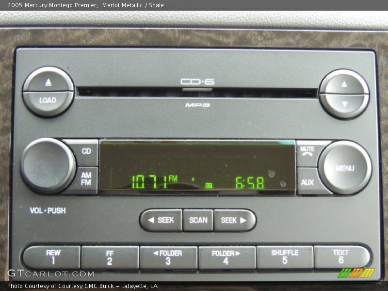 Audio System of 2005 Montego Premier