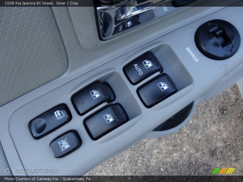 Silver / Gray 2008 Kia Spectra EX Sedan