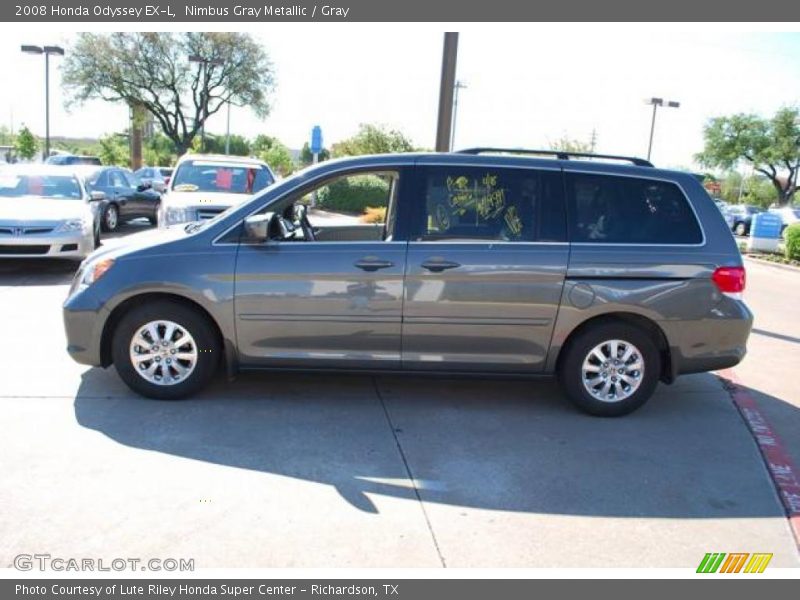 Nimbus Gray Metallic / Gray 2008 Honda Odyssey EX-L