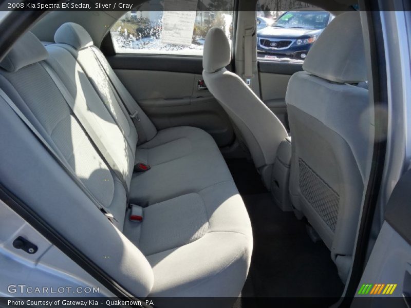Silver / Gray 2008 Kia Spectra EX Sedan
