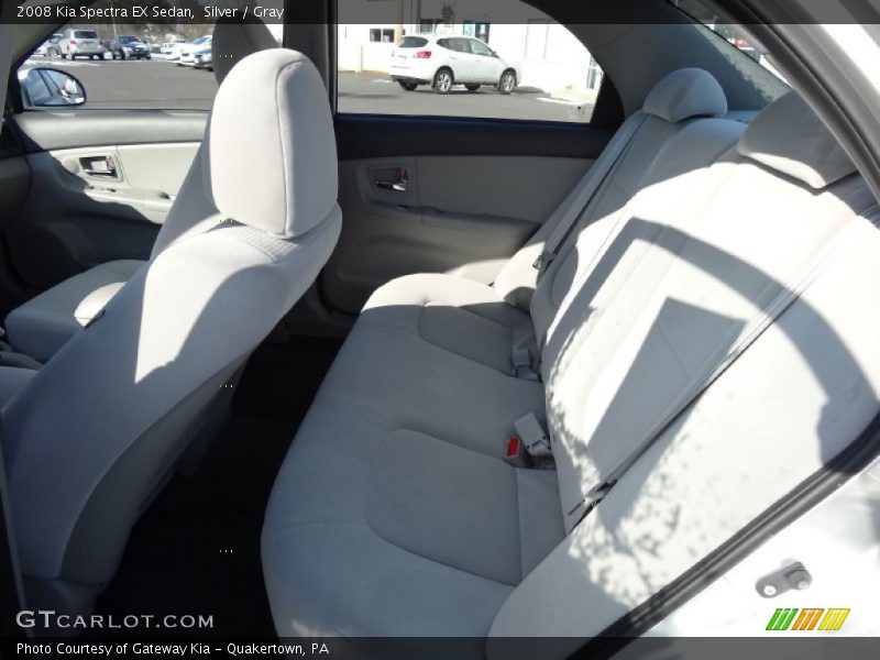 Silver / Gray 2008 Kia Spectra EX Sedan