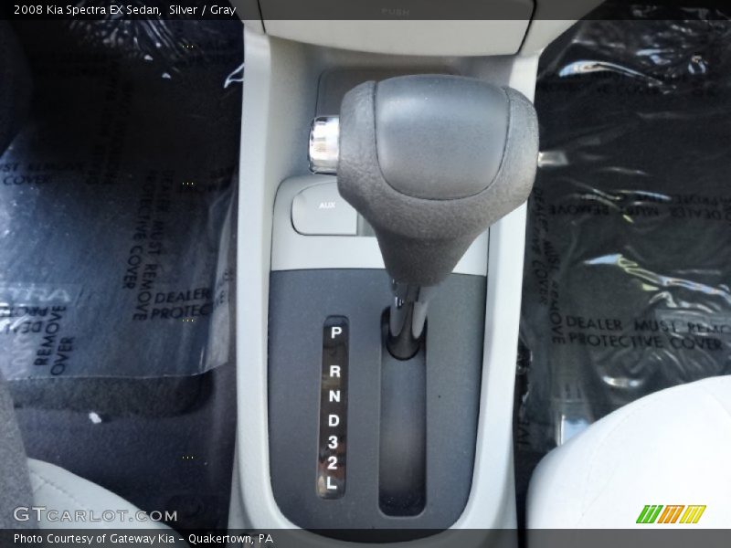 Silver / Gray 2008 Kia Spectra EX Sedan