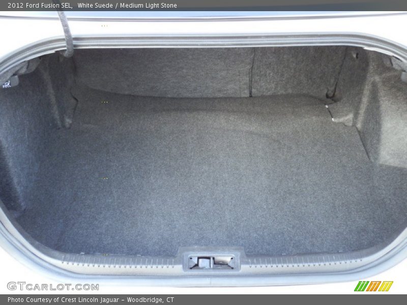 White Suede / Medium Light Stone 2012 Ford Fusion SEL