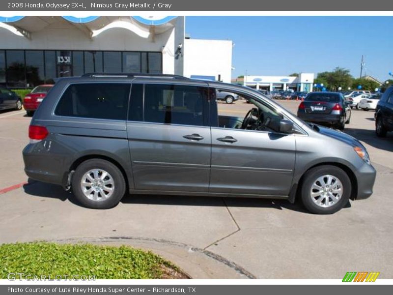 Nimbus Gray Metallic / Gray 2008 Honda Odyssey EX-L