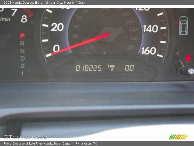 Nimbus Gray Metallic / Gray 2008 Honda Odyssey EX-L