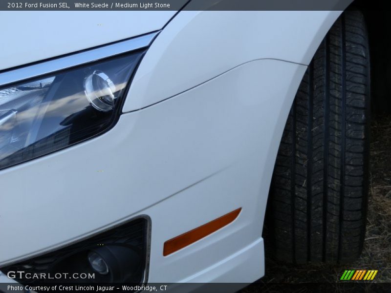 White Suede / Medium Light Stone 2012 Ford Fusion SEL