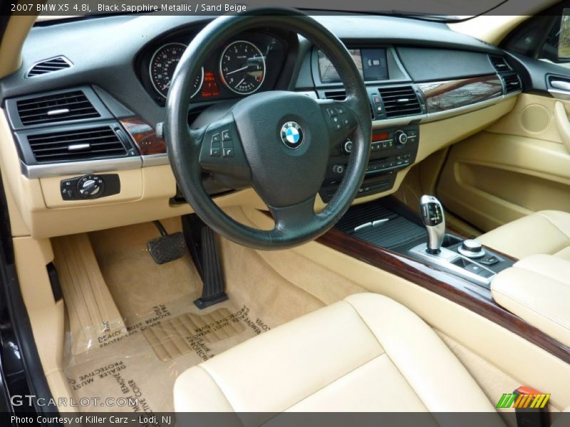 Sand Beige Interior - 2007 X5 4.8i 