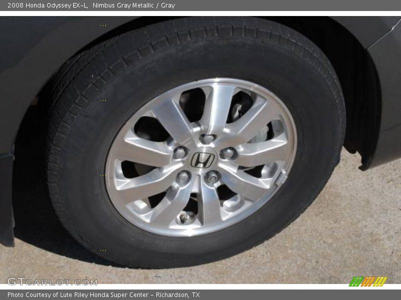 Nimbus Gray Metallic / Gray 2008 Honda Odyssey EX-L